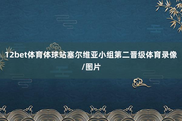 12bet体育体球站塞尔维亚小组第二晋级体育录像/图片