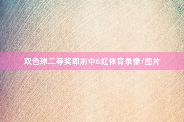 双色球二等奖即射中6红体育录像/图片